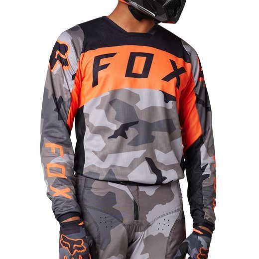 FOX 180 BNKR JERSEY, GREY CAMO MX23