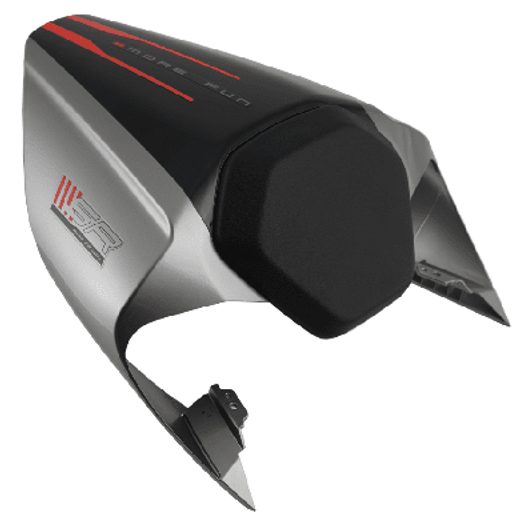 450SR KRYT SEDLA SPOLUJEZDCE (ČERNÁ + ŠEDÁ)