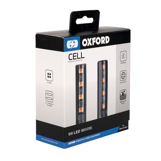 SEKVENČNÍ LED BLINKRY CELL, OXFORD (KOUŘOVÉ SKLO, SADA VČ. ODPORŮ, PÁR)