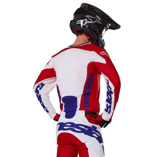 DRES RACER VEIL, ALPINESTARS (ČERVENÁ/BÍLÁ) 2025