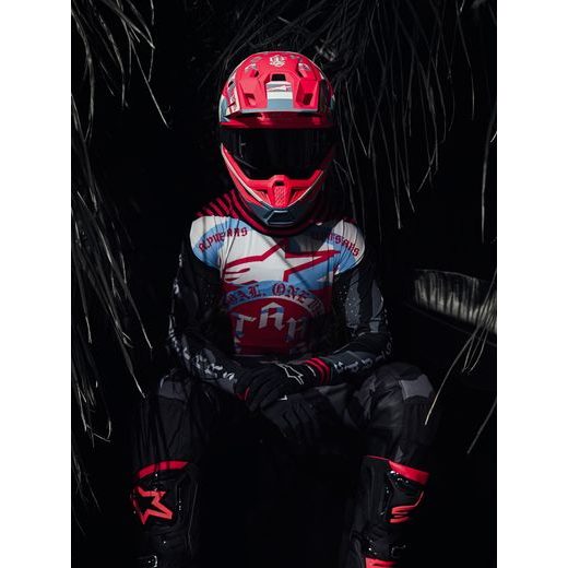 PŘILBA SUPERTECH S-M7 LIMITOVANÁ EDICE BEAST COAST, ALPINESTARS (ŠEDÁ/ČERNÁ/ORANŽOVÁ) 2026