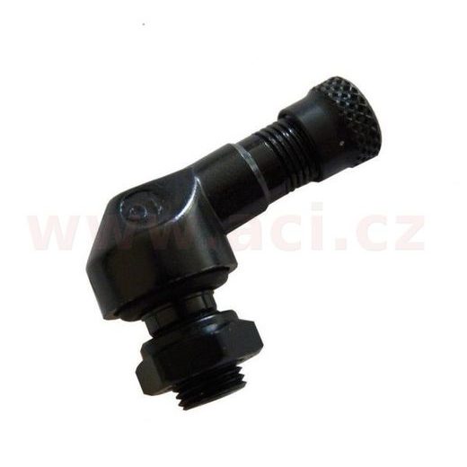 VENTIL BEZDUŠOVÝ MOTO, ČERNÝ, SM-01, PR. 8,3 MM ALU