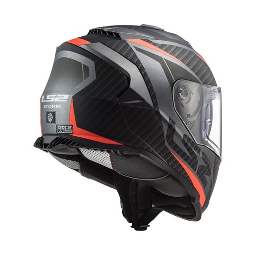 LS2 INTEGRÁLNÍ MOTO FF800 STORM II RACER M.TITANIUM ORANGE