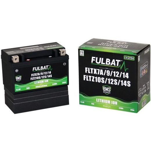 LITHIOVÁ BATERIE LIFEPO4 YTZ14S FULBAT 12V, 5AH, 350A, HMOTNOST 0,85 KG, 150X87X93