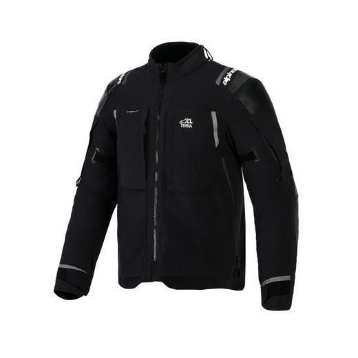 BUNDA ANDES PRO DRYSTAR XF, ALPINESTARS (ČERNÁ/TMAVĚ ŠEDÁ) 2026