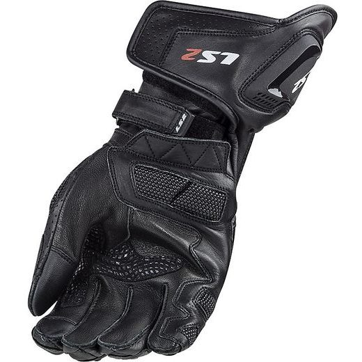 LS2 PÁNSKÉ KOŽENÉ MOTO RUKAVICE SWIFT RACING BLACK