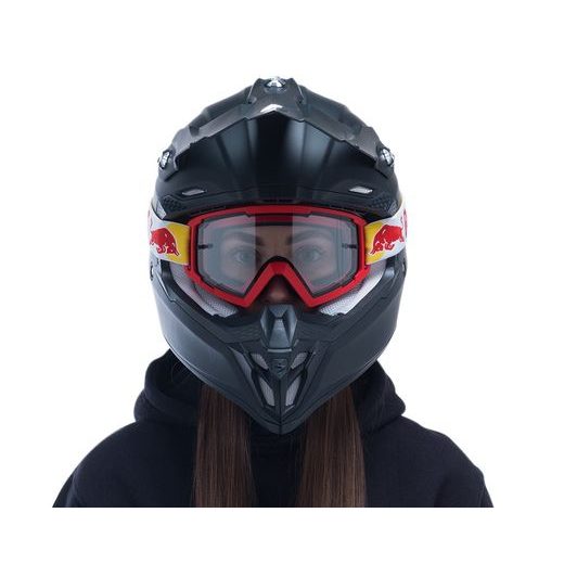 BRÝLE WHIP, REDBULL SPECT (ČERVENÉ, PLEXI ČIRÉ)