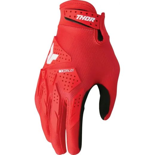 THOR PÁNSKÉ MOTOKROSOVÉ RUKAVICE LAUNCHMODE XP RED