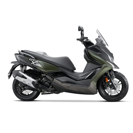 KYMCO DT X360 350I ABS TMAVĚ ZELENÁ/ČERNÁ
