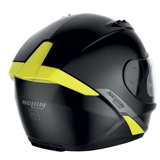 NOLAN INTEGRÁLNÍ MOTO PŘILBA N60-6 N-COM STAPLE 42 ČERNÁ FLUO ŽLUTÁ MATNÁ