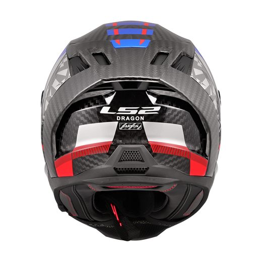 LS2 FF807 DRAGON TRAX BLUE RED