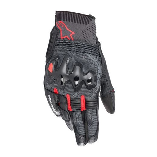 RUKAVICE MORPH SPORT, ALPINESTARS (ČERNÁ/ČERVENÁ FLUO/TMAVĚ ŠEDÁ) 2024