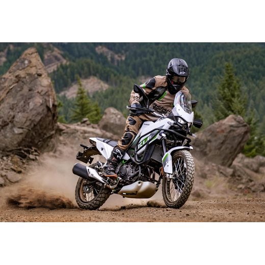 KAWASAKI KLE500 SE MY26 PEARL BLIZZARD WHITE