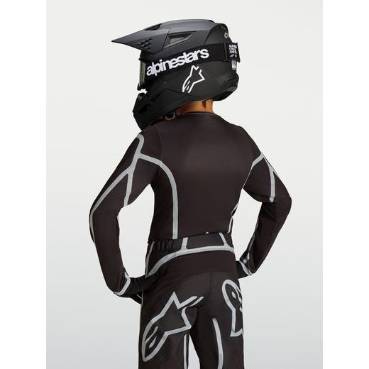 DRES FLUID APEX V2 YOUTH, ALPINESTARS, DĚTSKÉ (ČERNÁ/STŘÍBRNÁ) 2027