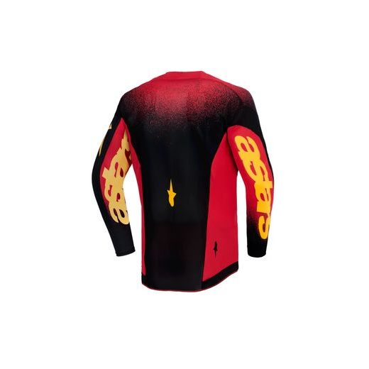 DRES SUPERTECH SCENZ YOUTH, ALPINESTARS, DĚTSKÉ (ČERVENÁ/ČERNÁ/ŽLUTÁ) 2026