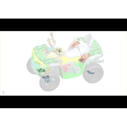 HLINÍKOVÉ KRYTY RAMEN CF MOTO - X850/X1000 G3