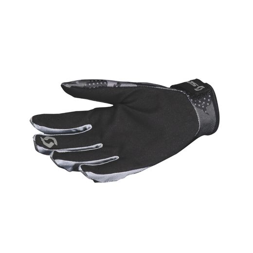 SCOTT MOTOKROSOVÉ RUKAVICE GLOVE 350 CAMO ČERNO ŠEDÉ VEL M