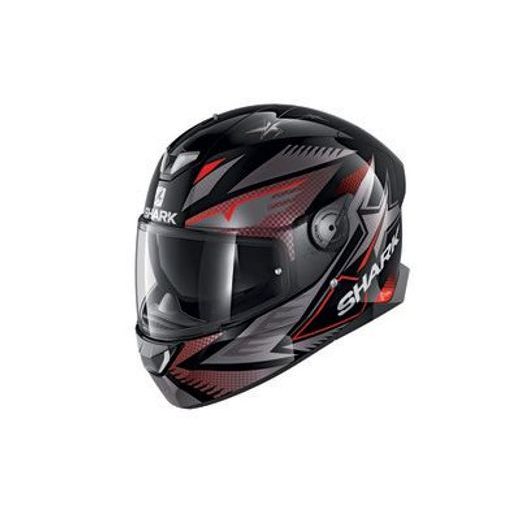 SHARK INTEGRÁLNÍ PŘILBA SKWAL 2.2 DRAGHAL (ČERNÁ/ČERVENÁ)
