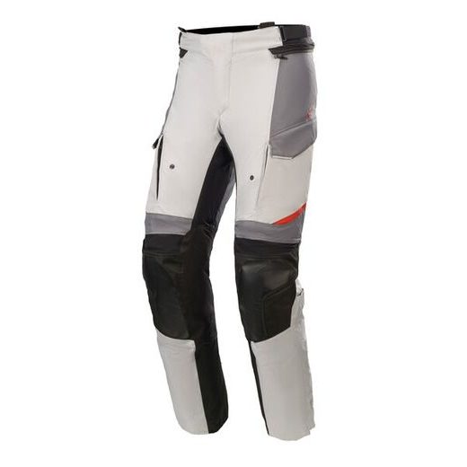 KALHOTY ANDES DRYSTAR, ALPINESTARS (SVĚTLE ŠEDÁ/TMAVĚ ŠEDÁ/ČERNÁ/ČERVENÁ)