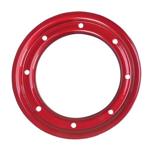 8" TRAC LOCK RING RED