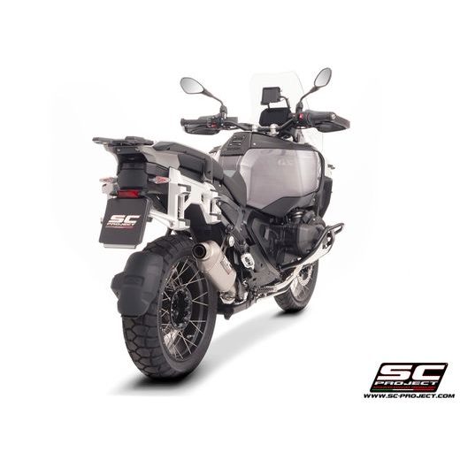 SC-PROJECT BMW R 1300 ADVENTURE GS 2025 TITANOVÝ VÝFUK RALLY-X E5+