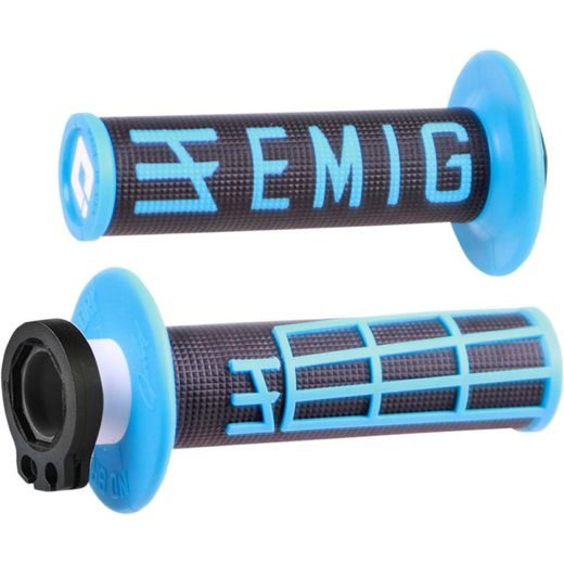 GRIP ODI MX V2 EMIG LOCK-ON BLUE/BK