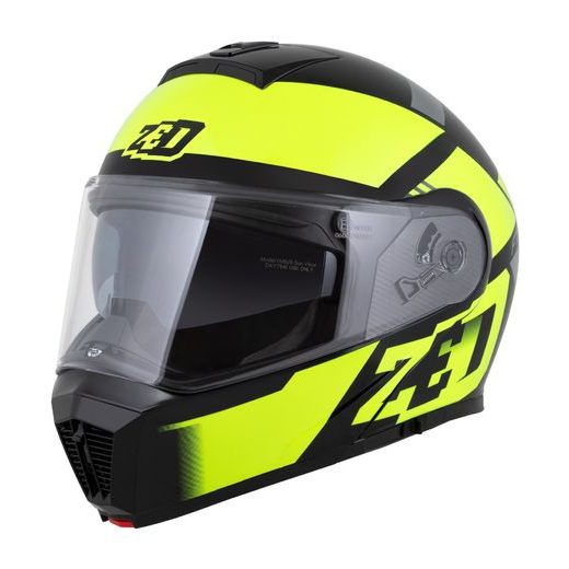 PŘILBA F19, ZED (ČERNÁ/ŽLUTÁ FLUO) 2025
