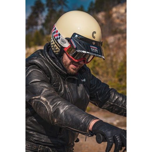 PŘILBA ESO FORTY NINE, CASSIDA (KRÉMOVÁ/ČERNÁ) 2024