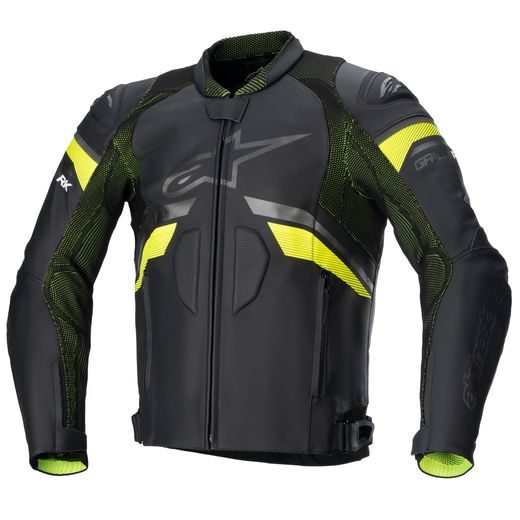 BUNDA GP PLUS R RIDEKNIT, TECH-AIR 5 KOMPATIBILNÍ, ALPINESTARS (ČERNÁ/ŽLUTÁ FLUO) 2023