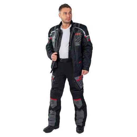 MBW PÁNSKÉ TEXTILNÍ MOTO KALHOTY MEMPHIS BLACK