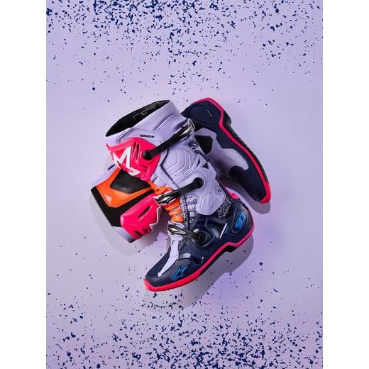 BOTY TECH 10 LIMITOVANÁ EDICE RECORDS, ALPINESTARS (ČERNÁ/MULTICOLOR) 2026