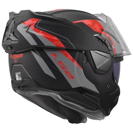 LS2 FF910 ADVANT II GLIDE BLACK GREY RED