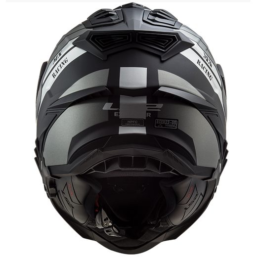 LS2 ENDURO MOTO PŘILBA MX701 EXPLORER ATLANTIS ČERNO ŠEDO BÍLÁ