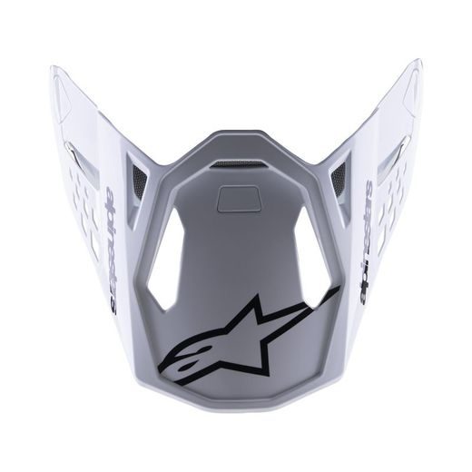 ALPINESTARS KŠILT PRO HELMY SUPERTECH S-M8 RADIUM 2 (ČERNÁ/BÍLÁ LESKLÁ)