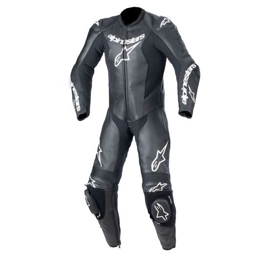 JEDNODÍLNÁ KOMBINÉZA GP PLUS 2, ALPINESTARS, DĚTSKÁ (ČERNÁ/BÍLÁ) 2024