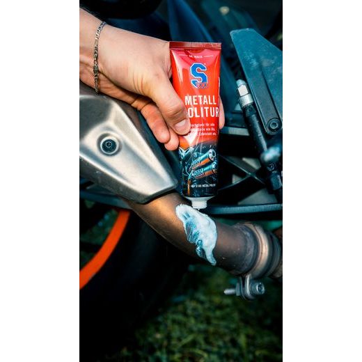 S100 LEŠTĚNKA NA CHROM, HLINÍK A KOVOVÉ POVRCHY - METALLPOLITUR 100 ML