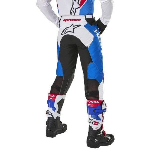 ALPINESTARS KALHOTY RACER ICONIC HONDA KOLEKCE (BÍLÁ/MODRÁ/ČERVENÁ/ČERNÁ) 2024