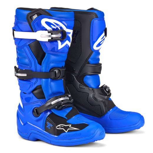 BOTY TECH 7 S, ALPINESTARS, DĚTSKÉ (MODRÁ/BÍLÁ/ČERNÁ) 2025