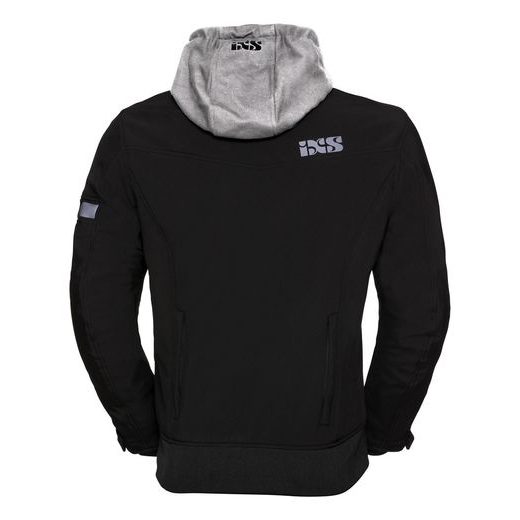 IXS SOFTSHELLOVÁ MOTO BUNDA SO MOTO ČERNÁ  VEL.2XL