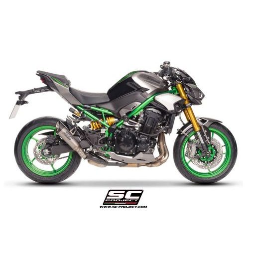SC-PROJECT KAWASAKI Z900 2025- TITANOVÝ VÝFUK S1 HOMOLOGOVANÝ