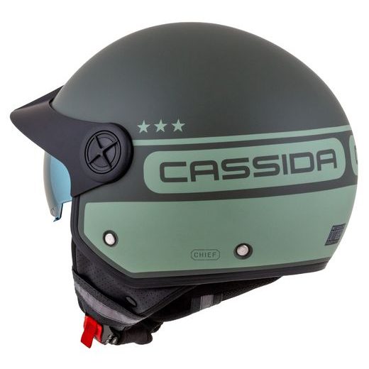PŘILBA CASSIDA HANDY PLUS CHIEF (ZELENÁ MATNÁ/TMAVĚ ZELENÁ) 2023
