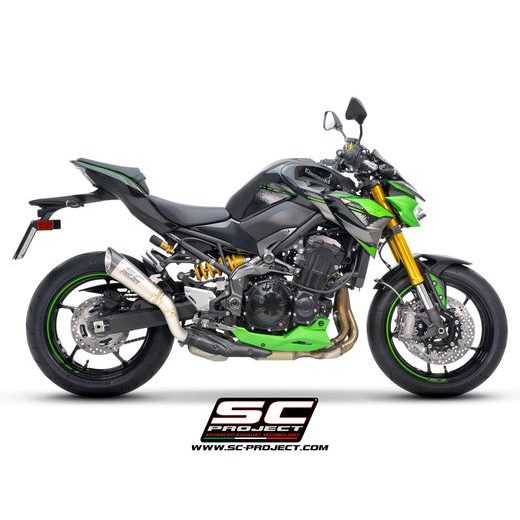 SC-PROJECT KAWASAKI Z900 (2020-2024) E5 S1 TLUMIČ, TITANIUM