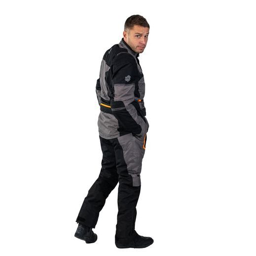 MBW PÁNSKÁ TEXTILNÍ MOTO BUNDA ADVENTURE EVO ORANŽOVÁ