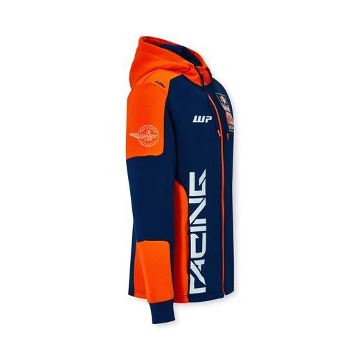 MIKINA S KAPUCÍ TEAM, KTM RED BULL (MODRÁ,ORANŽOVÁ)