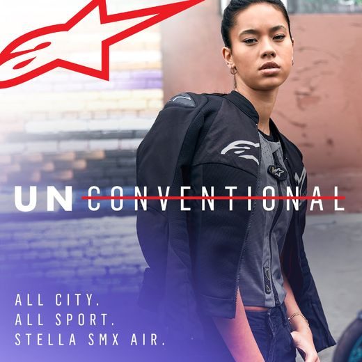 BUNDA STELLA SMX AIR, ALPINESTARS, DÁMSKÁ (ČERNÁ)