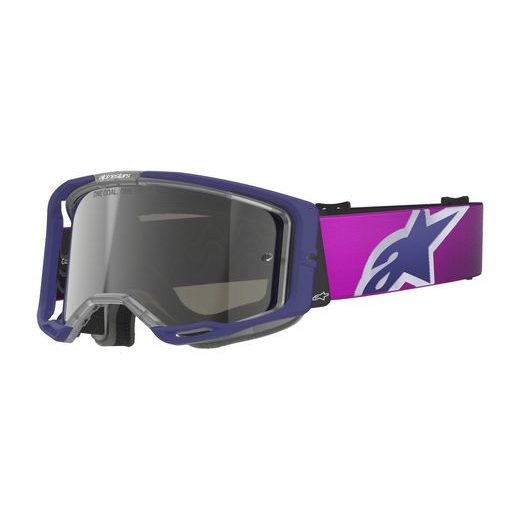 BRÝLE VISION 8 CORP, ALPINESTARS (FIALOVÁ/ČIRÁ, ZRCADLOVÉ STŘÍBRNÉ PLEXI) 2026
