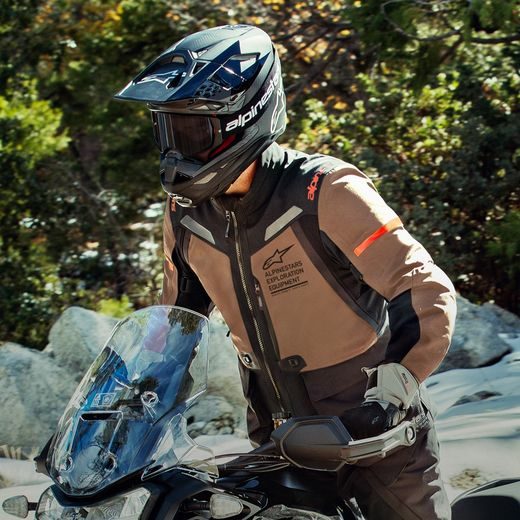 BUNDA ST-7 GORE-TEX, ALPINESTARS (HNĚDÁ/ČERNÁ) 2024