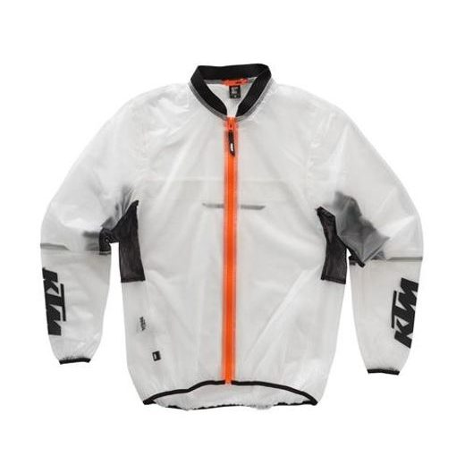 KTM MOTO PLÁŠTĚNKA RAIN JACKET TRANSPARENT