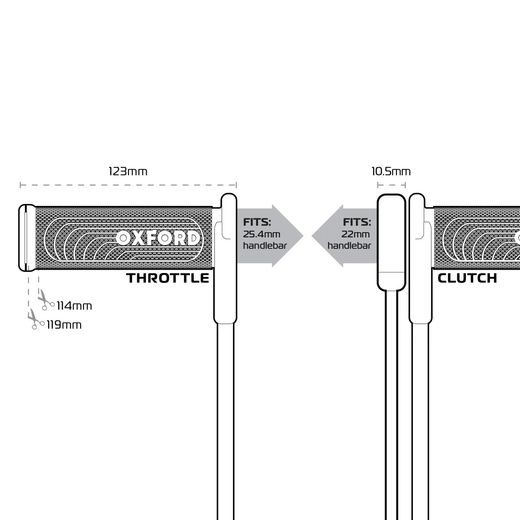 VYHŘÍVANÉ GRIPY HOTGRIPS ADVANCED INTEGRATED SPORT, OXFORD