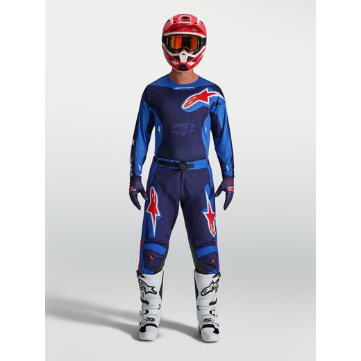 DRES RACER HUNT, ALPINESTARS (MODRÁ/TMAVĚ MODRÁ/ČERVENÁ) 2027